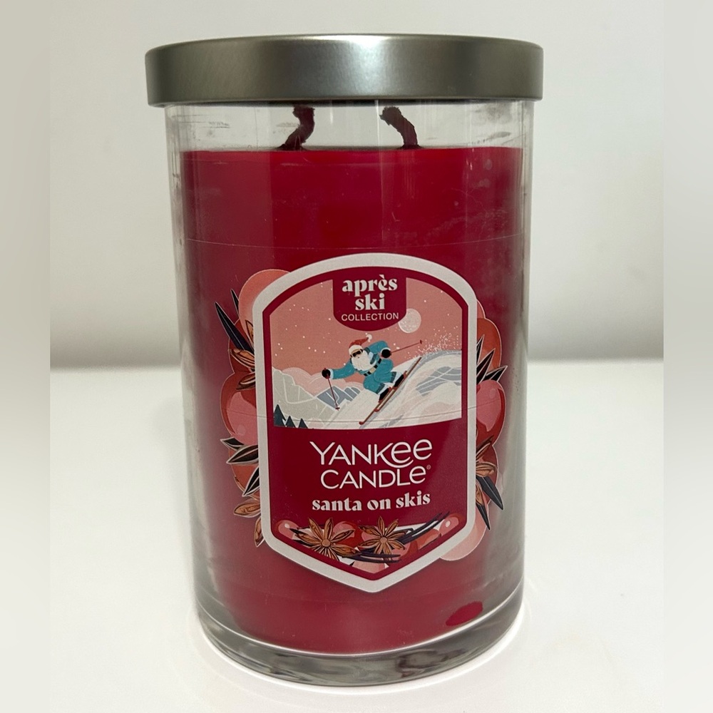 NWT Yankee Candle Santa on Skis